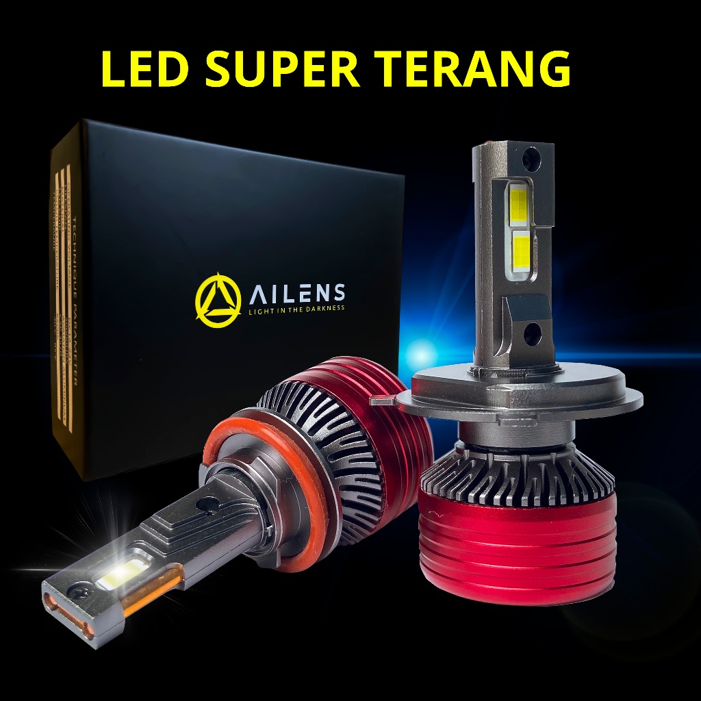 Jual LAMPU LED MOBIL AILENS A1 H4 H11 H16 H8 H9 H1 H7 HB3 9005 HB4 9006