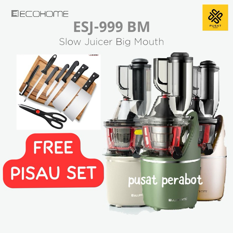 Jual Ecohome Slow Juicer Big Mouth ESJ 999BM Slow Juicer Ecohome ESJ