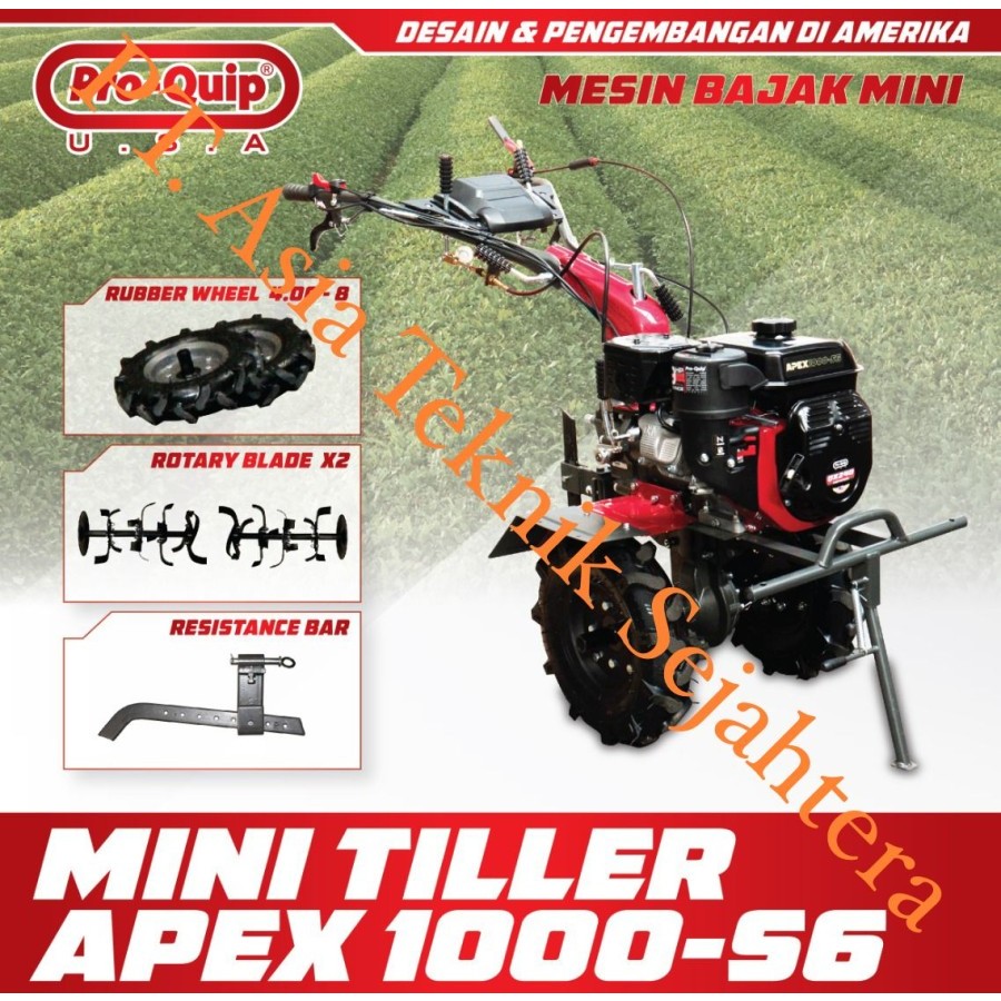 Jual Mesin Bajak Mini Proquip APEX 1000 S6 Tiller Cultivator Shopee