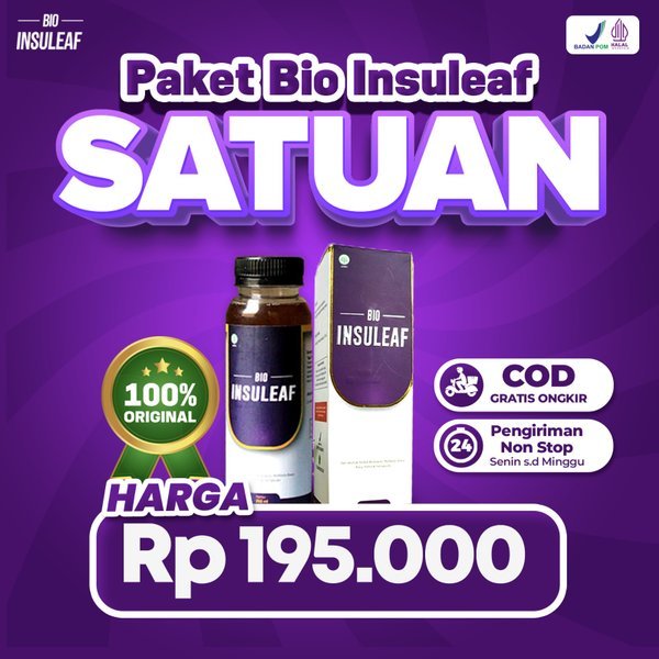 Jual Bio Insuleaf 250ml Atasi Diabetes Dengan Herbal Alami Shopee