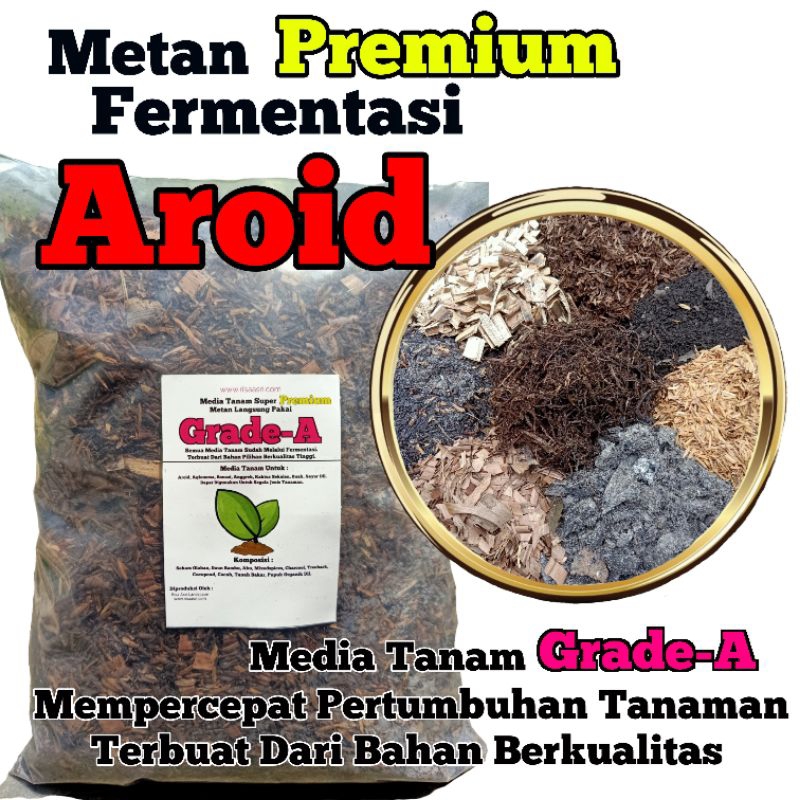 Jual Metan Grade A Media Tanam Aroid Premium Kg Shopee Indonesia