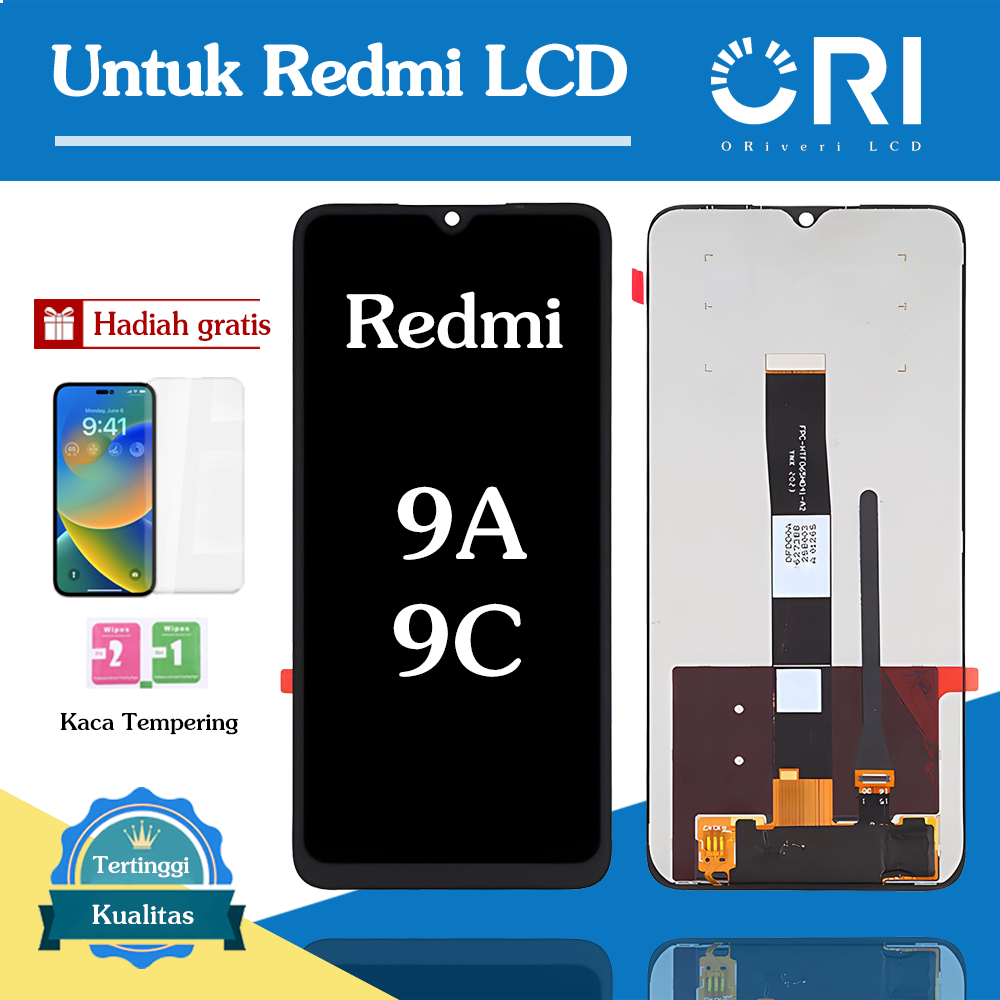 Jual LCD TOUCHSCREEN XIAOMI REDMI 9A REDMI 9C COMPLETE ORIGINAL FULLSET