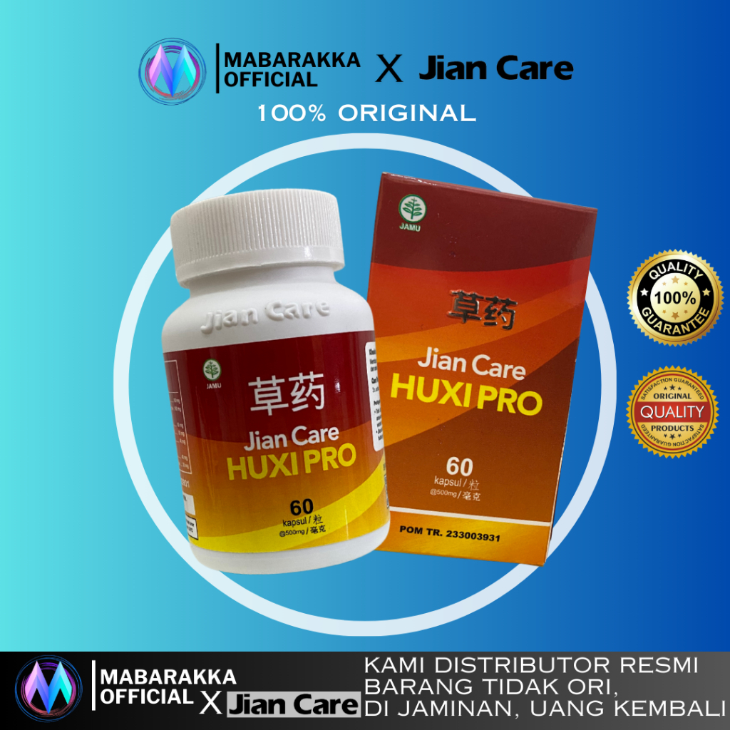 Jual Jiancare Huxipro Original Solusi Untuk Atasi Saluran Pernafasan