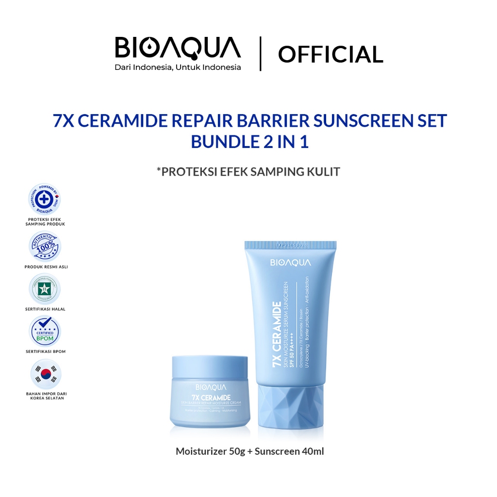 Jual Bioaqua X Ceramide Serum Sunscreen Spf Pa Sunscreen Gel