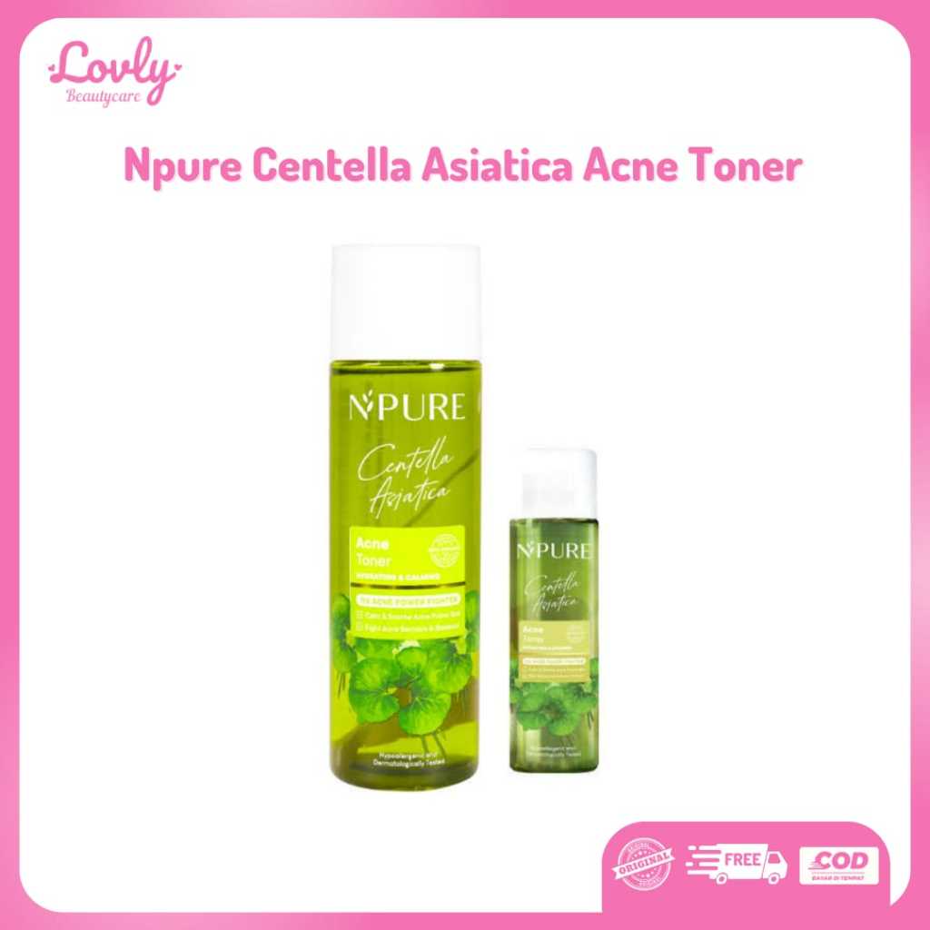 Jual NPURE Face Toner Centella Asiatica 150ml 30ml Cica Series