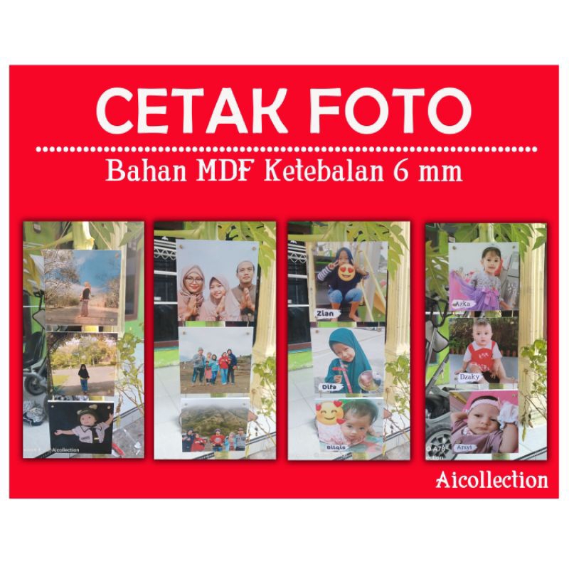 Jual CETAK FOTO BINGKAI MDF UKURAN 15X15CM Shopee Indonesia