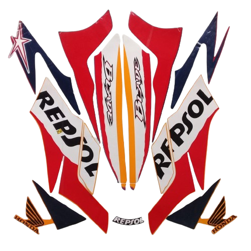 Jual Stiker Striping Honda Blade Repsol 2009 List Stiker Standar