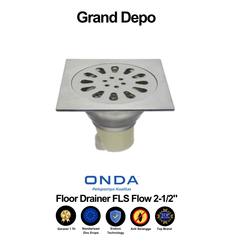 Jual Onda Floor Drain Fls Flow Saringan Got Fls Flow Onda