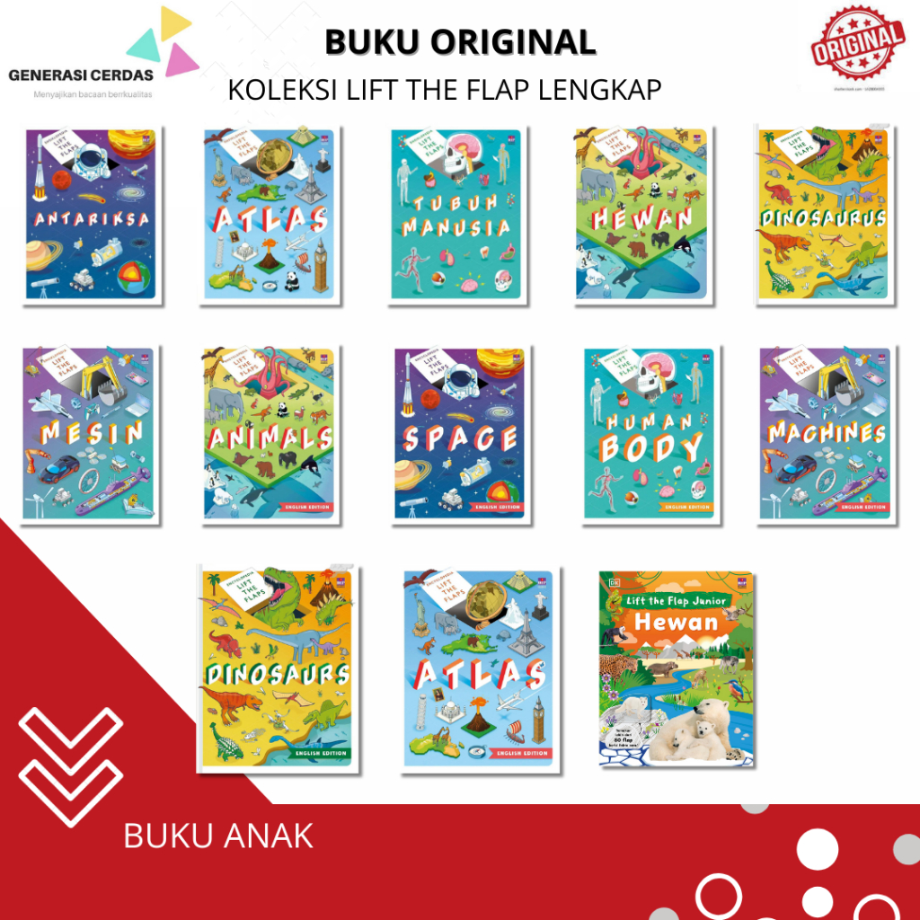 Jual Buku Seri Ensiklopedia Lift The Flap Tubuh Manusia Antariksa