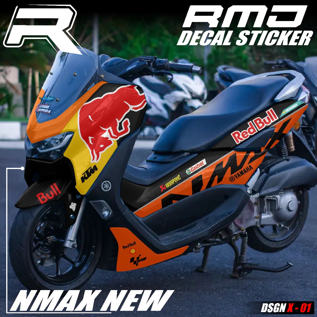 Jual Decal Sticker Full Body Yamaha NMAX NEW Stiker Variasi ALL NEW