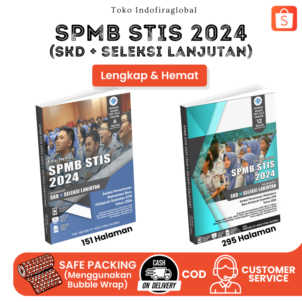 Jual TERBARU Buku SPMB STIS 2024 SKD SELEKSI LANJUTAN Edisi