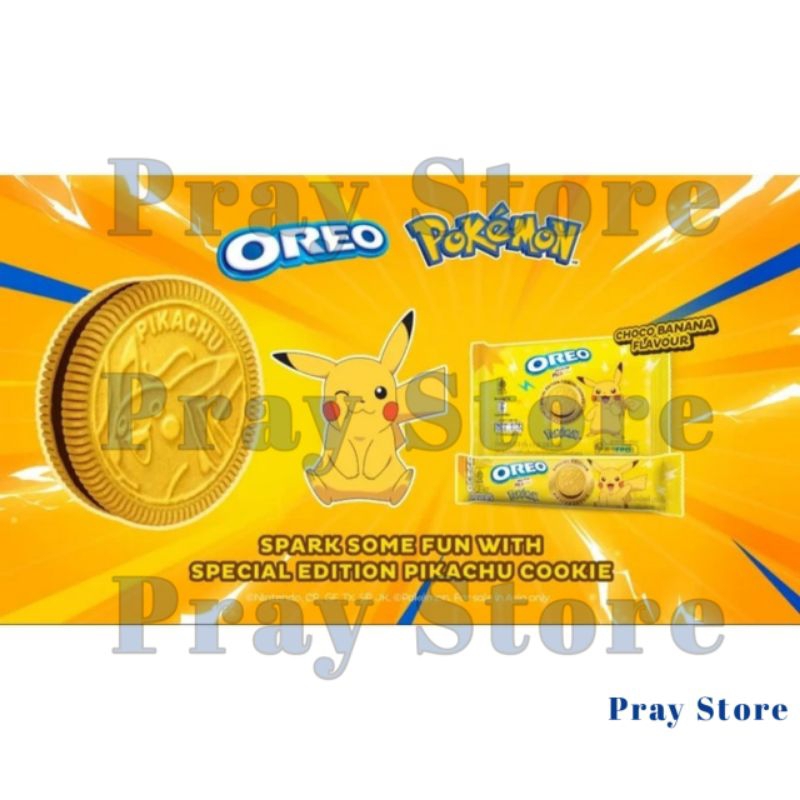 Jual Oreo Pokemon Pikachu Choco Banana Shopee Indonesia