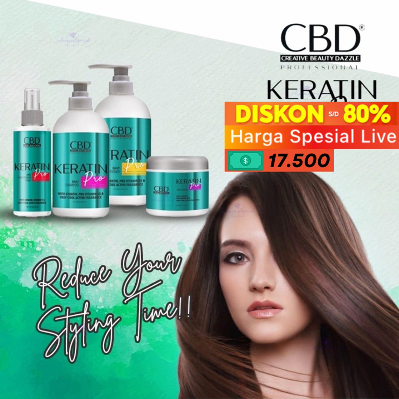 Jual Get Gift Cbd Professional Keratin Pro Treatment Series