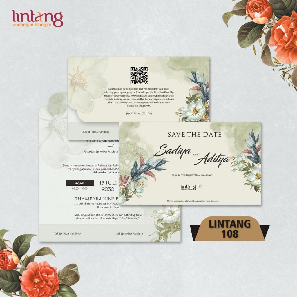 Jual Blangko Undangan Nikah Lintang Atau Kertas Undangan Pernikahan