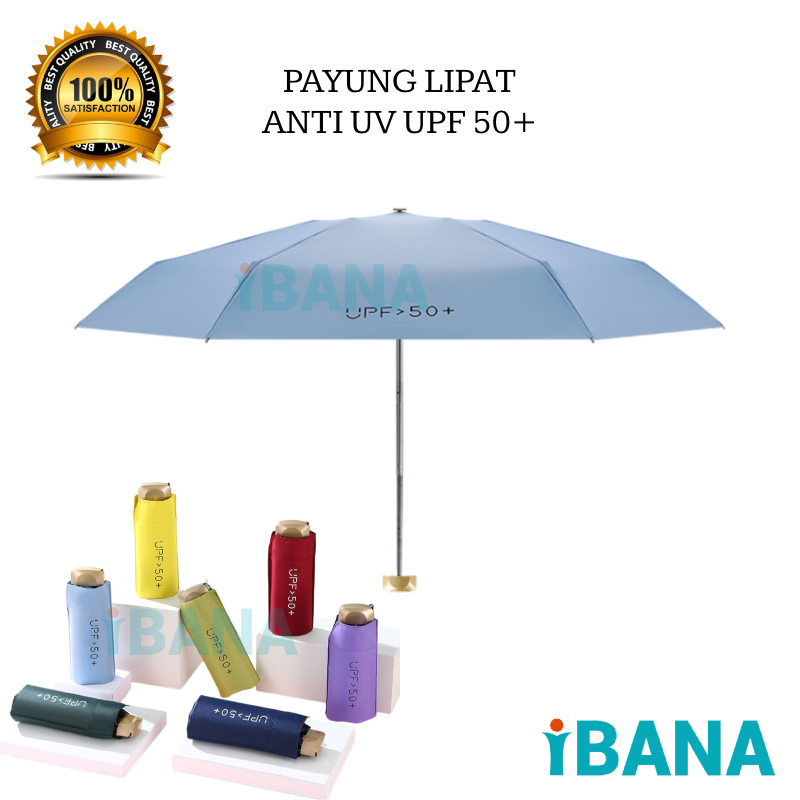 Jual Ibana Payung Upf Lipat Umbrella Portable Payung Hujan Anti