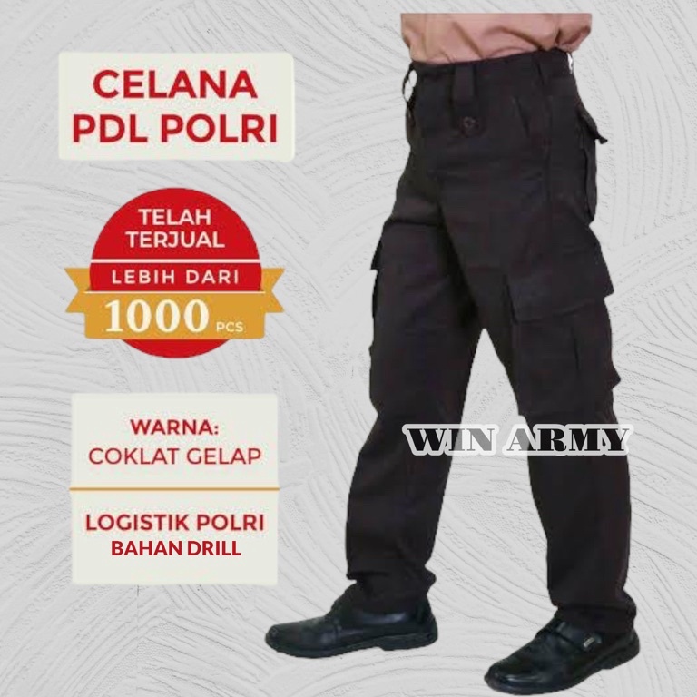 Jual Direkomendasikan Celana Pdl Warna Coklat Polisi Celana Lapangan