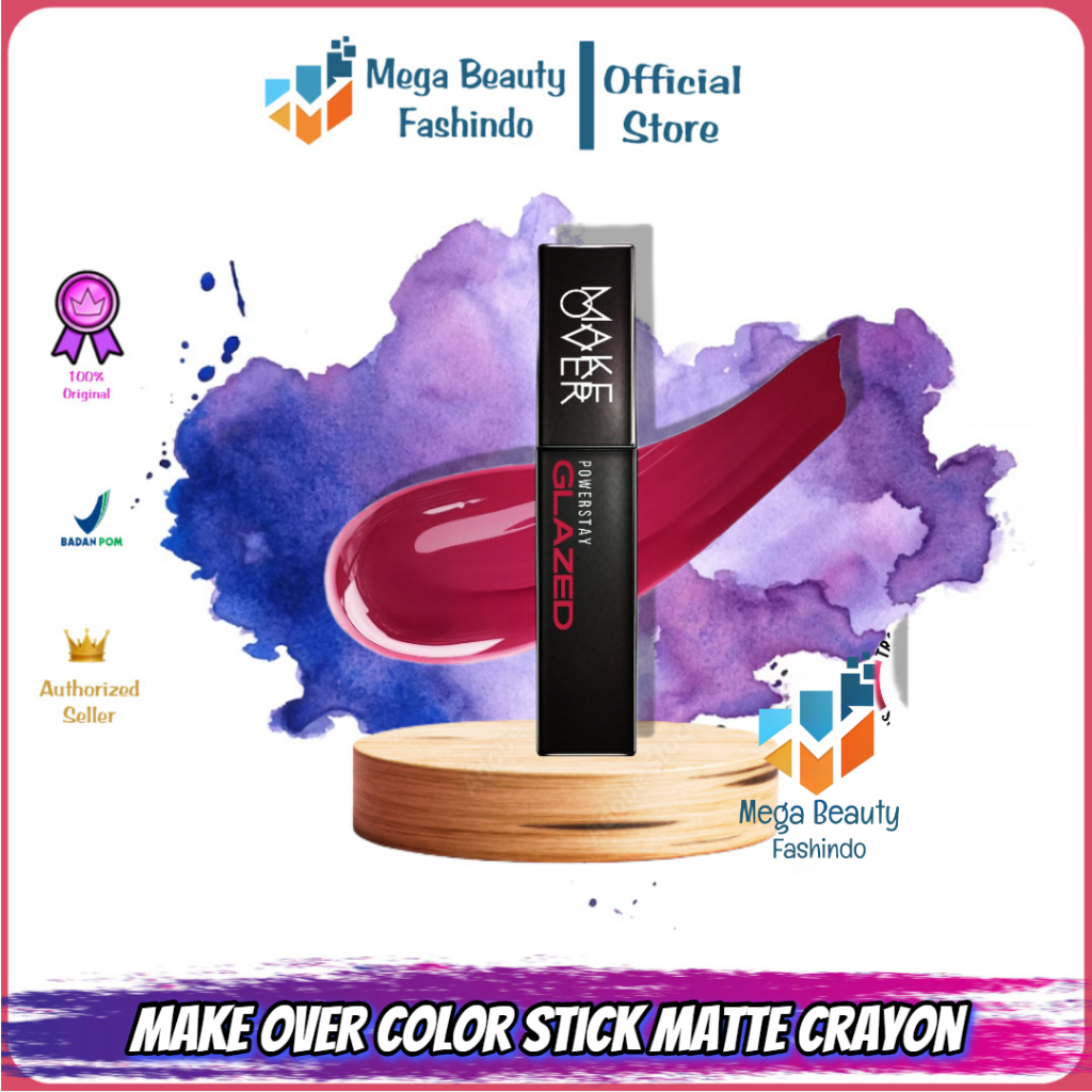 Jual Make Over Powerstay Glazed Lock Lip Pigment Plump Glazed Next