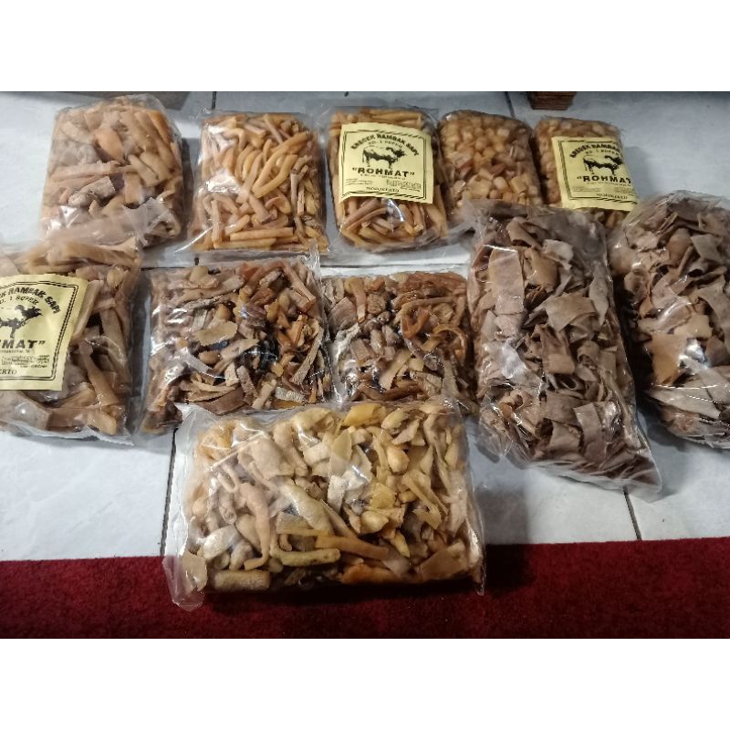 Jual Krecek Rambak Kulit Sapi Gr Enak Gurih Lezat Krupuk Rambak