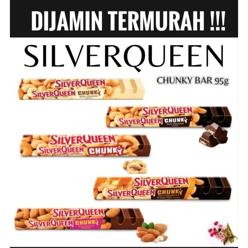 Jual Silverqueen Silver Queen Chunky Bar Coklat Cokelat Batang Gr