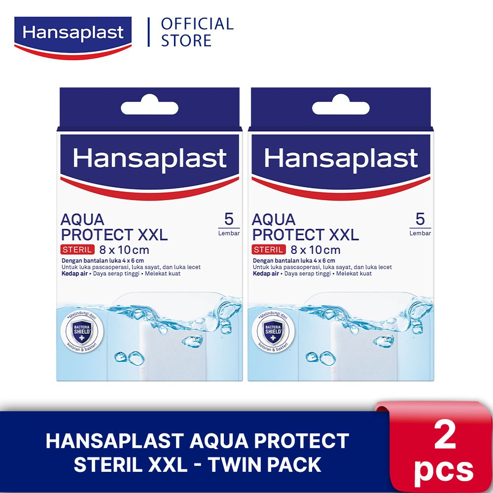 Jual Hansaplast Plester Tahan Air Aqua Protect Xxl Isi P K Waterproof