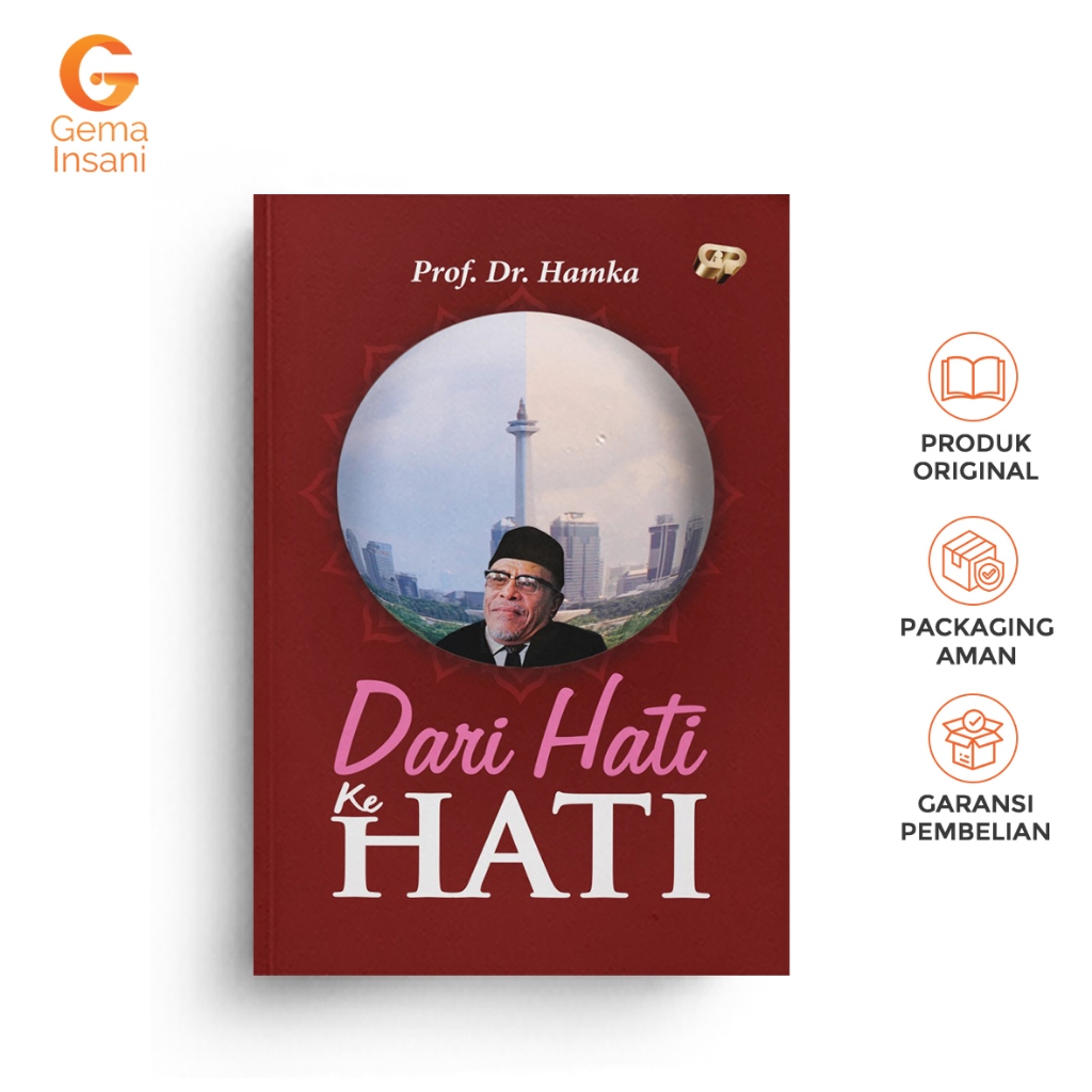 Jual Gema Insani Buku Hamka Dari Hati Ke Hati From Heart To Heart