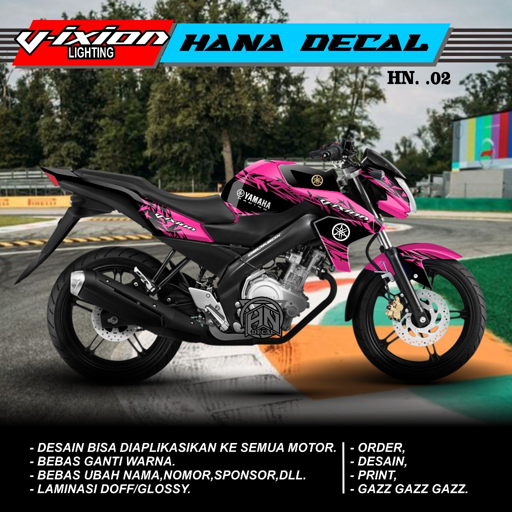 Jual Decal Sticker Variasi Fullbody New Vixion Lighting Dekal Stiker