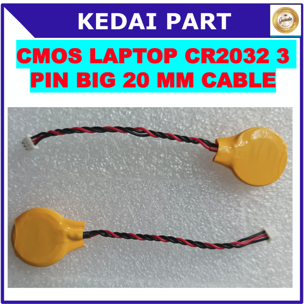 Jual Baterai Cmos Laptop Baterai Bios Laptop Cr Pin Big Cable