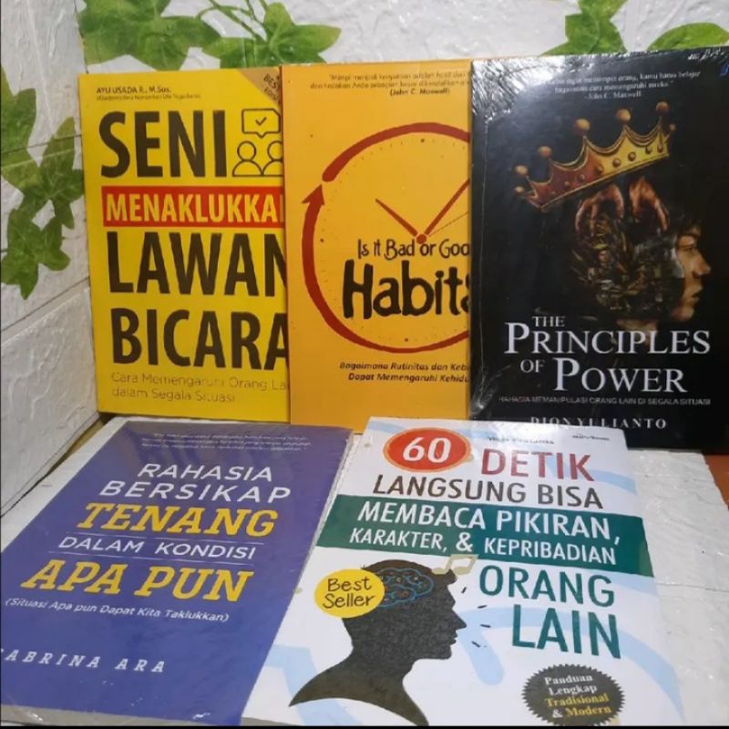 Jual Paket Buku Seni Menaklukkan Lawan Bicara Is It Bad Or Good