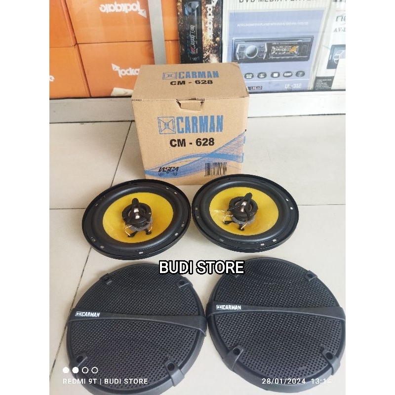 Jual Speaker Pintu Coaxial Carman 6 Inch Shopee Indonesia