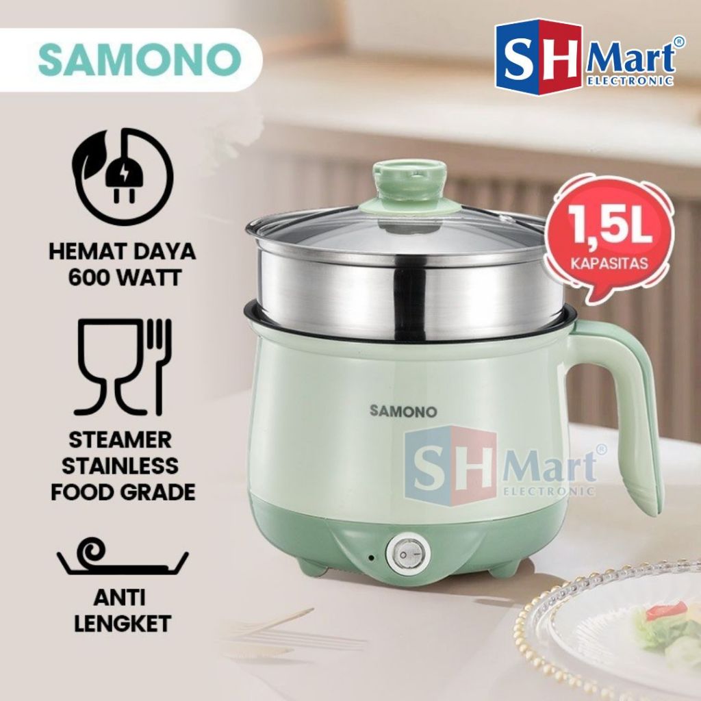 Jual Samono Panci Kukusan Electric Cooker Panci Listrik Liter Sw