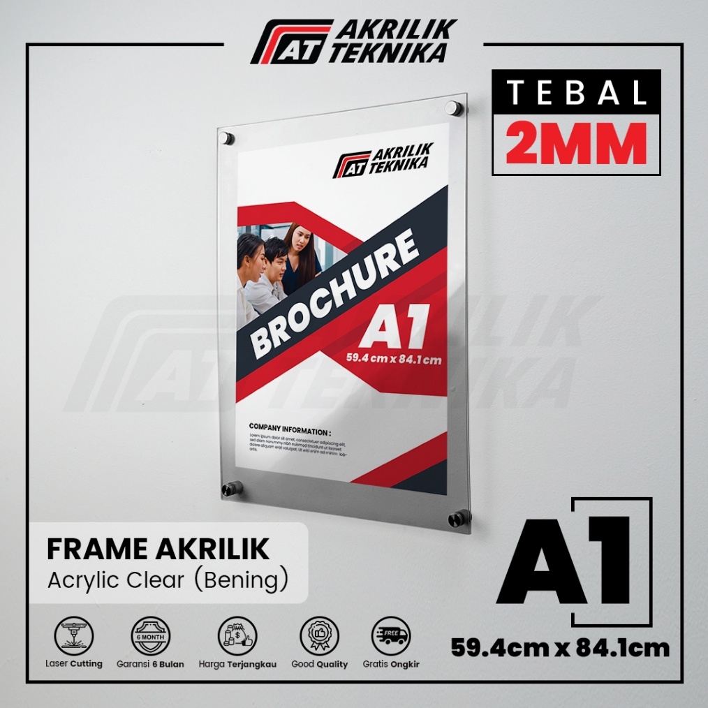 Jual Art R G Frame Bingkai Display Poster Akrilik Menu Dinding Ukuran