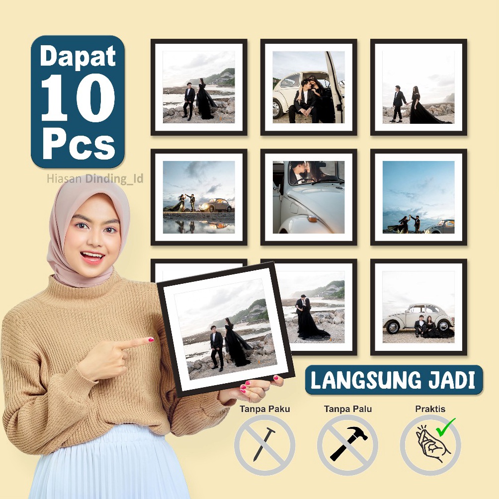 Jual ART V13D Paket Hemat 1 Pcs Cetak Foto Bingkai 3x4cm 3x21cm 2x2cm