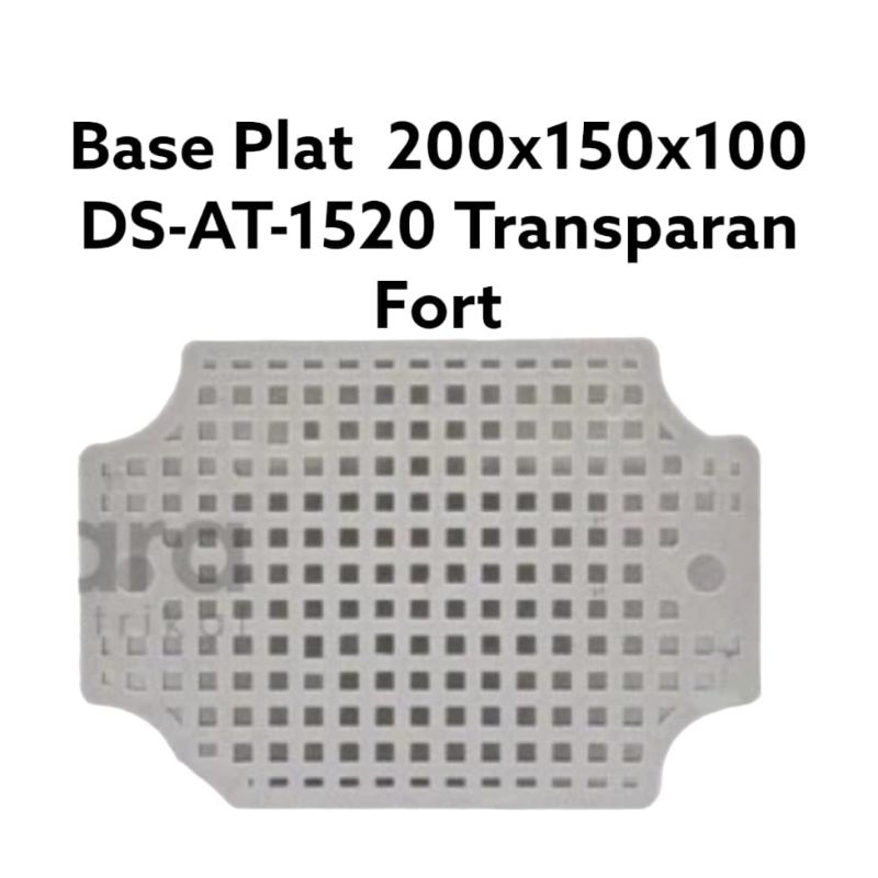 Jual Base Plat Box Transparan 200x150x100 DS AT 1520 ABS IP66 FORT