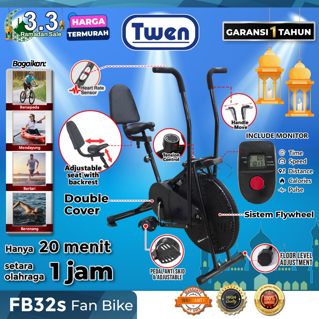 Jual Sepeda Statis Orbitrack Fan Bike Twen Fb Fb Fb Fb S