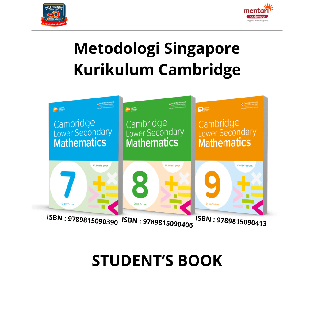 Jual Marshall Cavendish Cambridge Lower Secondary Mathematics Buku