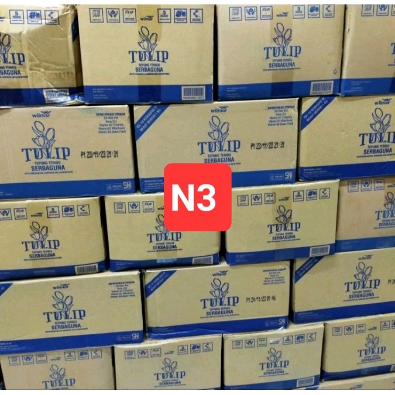 Jual Dus Tepung Terigu Serba Guna Merk Tulip Kg Shopee Indonesia