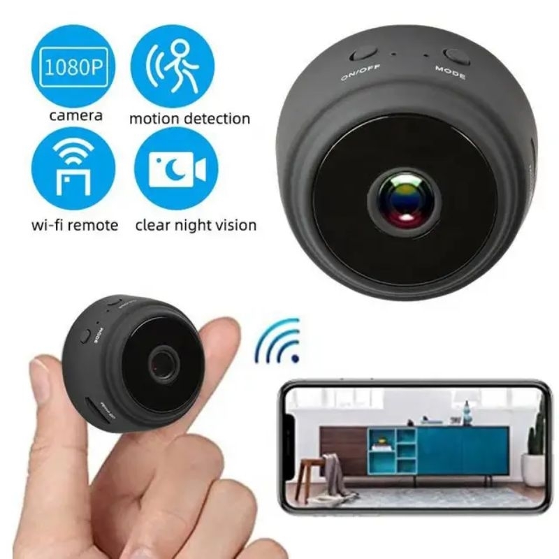 Jual Ip Cam A Mini Spy Wifi Hd Smart Cctv Wireless Kamera Pengintai