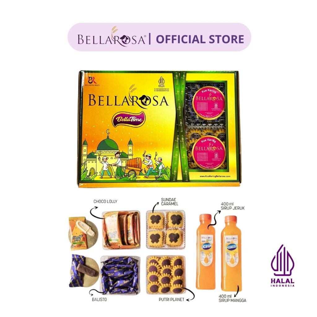 Jual Bellarosa Bellatime Kue Cokelat Caramel Sirup Minuman Segar Rasa