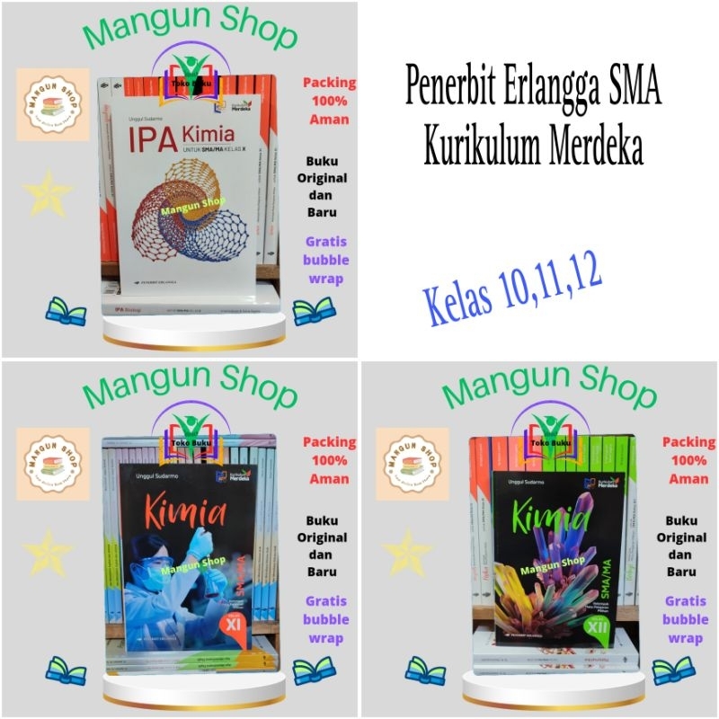 Jual Buku Ipa Kimia Sma Kelas Kurikulum Merdeka Erlangga