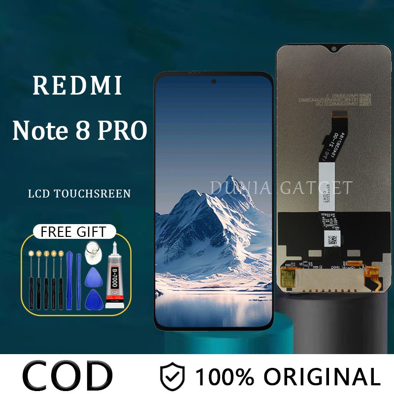 Jual ORIGINAL LCD XIAOMI REDMI NOTE 8 PRO Layar Sentuh Kualitas