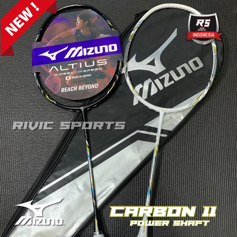 Jual Raket MIZUNO CARBON 11 30LBS TAS SINGLE Raket Badminton Terkuat