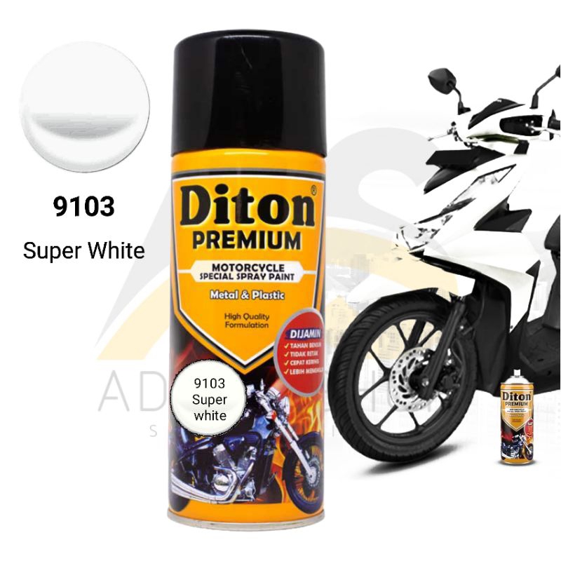 Jual Diton Premium Super White Cat Semprot Spray Paint Shopee