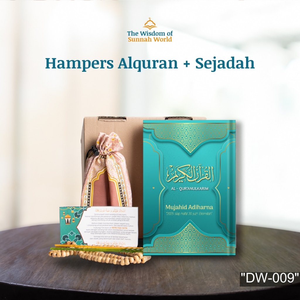 Jual Hampers Quran Sajadah Tasbih Kado Ayang Anniversary Valentine