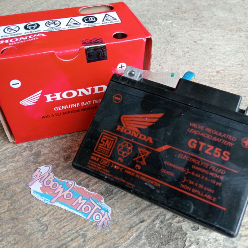 Jual Aki Accu Motor Honda Gtz Aki Kering Motor Beat Vario Lama Supra