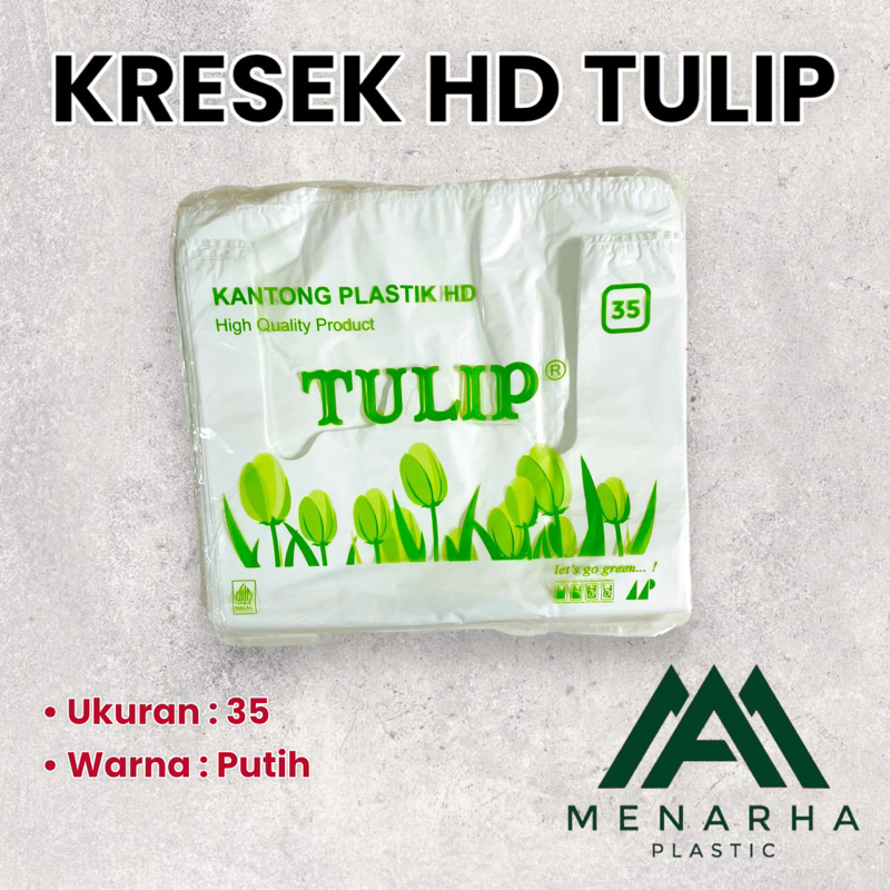 Jual Kantong Kresek Putih Merk Hd Tulip Ukuran Shopee Indonesia