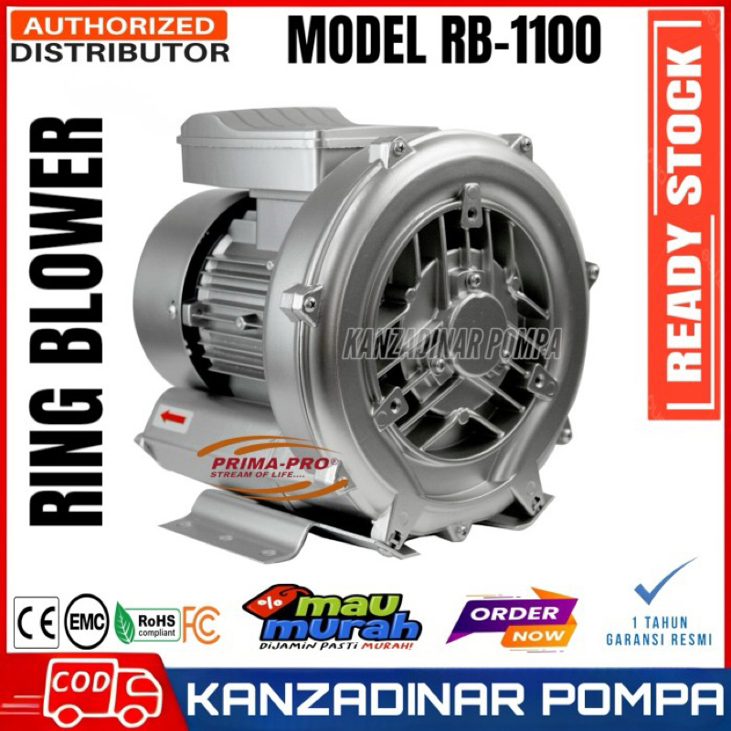 Jual Ring Blower Ipal Vortex Prima Pro HB 1100 Blower Tambak 1 5HP 1