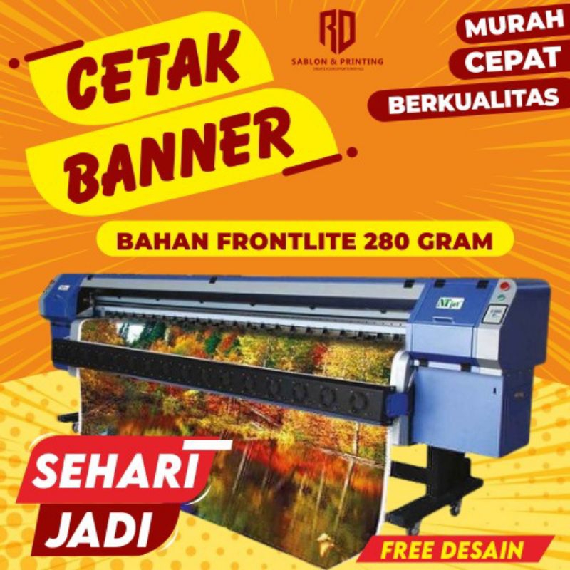 Jual Cetak Banner Spanduk Bahan Fronlite Shopee Indonesia