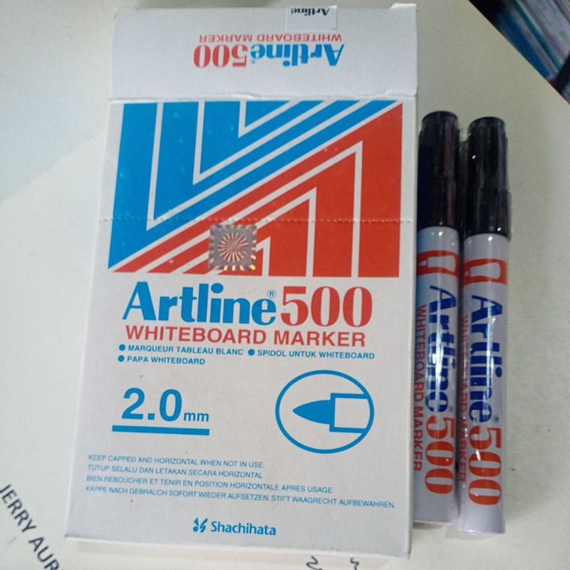 Jual Spidol Artline Whiteboard Marker Satu Doz Isi Pcs