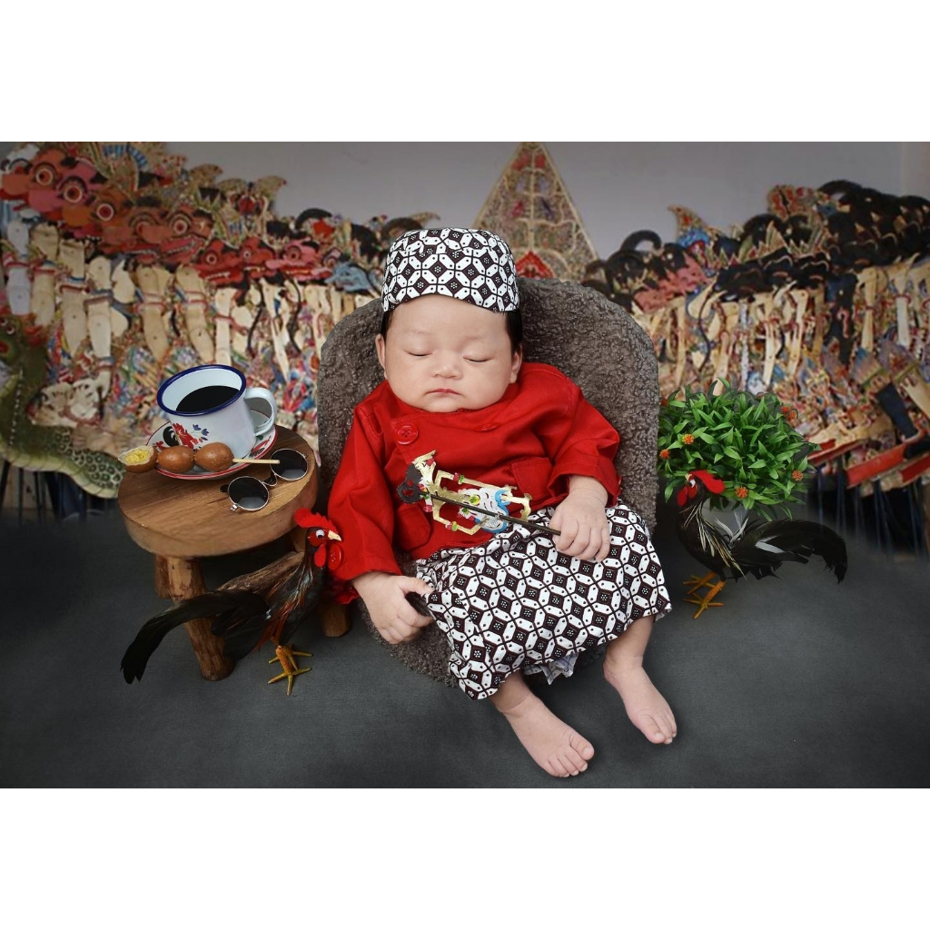 Jual Jam Jadi Edit Foto Bayi Newborn Cewek Cowok Tema Baju Adat