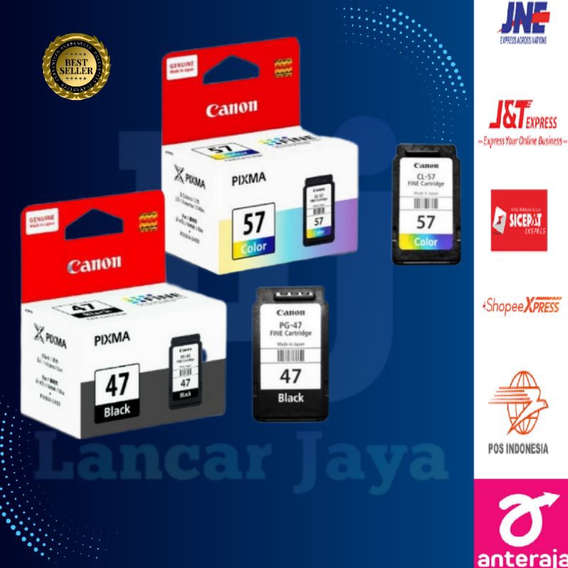 Jual Catridge Canon CL 57 Color Canon PG 47 1Set Shopee Indonesia